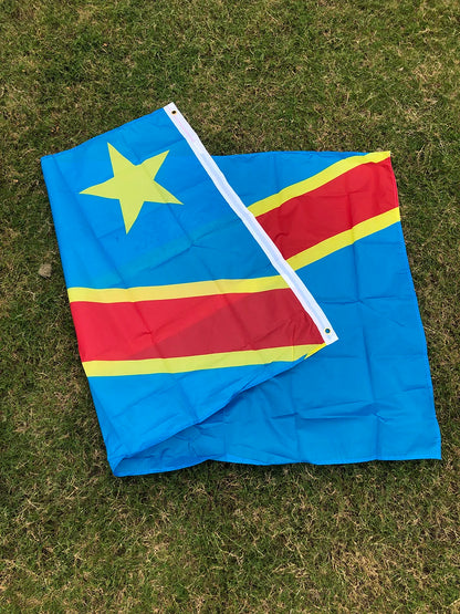 Democratic Republic of the Congo Flag