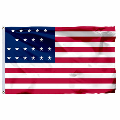 Historic U.S. Flags Including 13-Star Hopkinson Flag