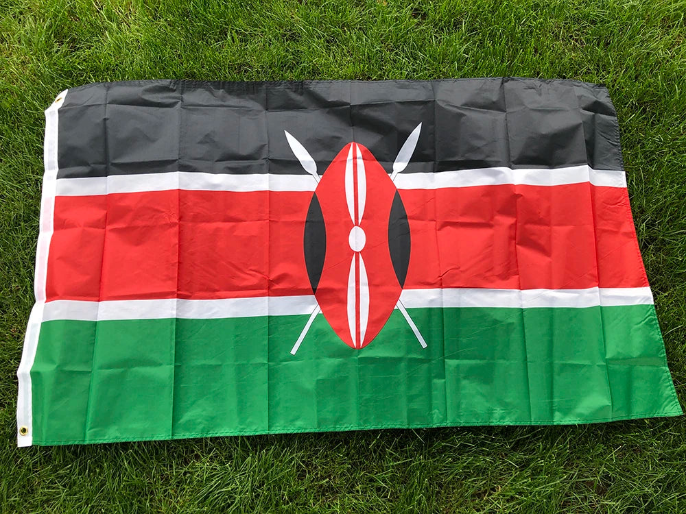 Kenya Flag – 90x150 cm (3x5 ft)