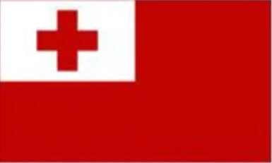 Samoa, Cook Islands, Tonga, and Solomon Islands Flags