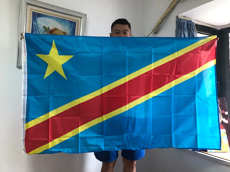 Democratic Republic of the Congo Flag