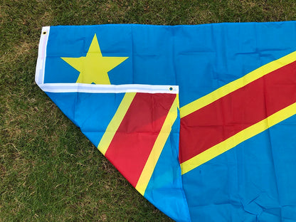 Democratic Republic of the Congo Flag