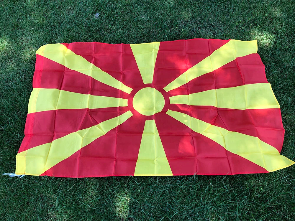 North Macedonia Flag