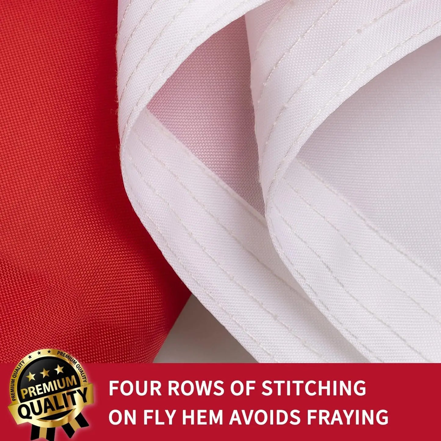 Embroidered Texas State Flag - 3x5 ft