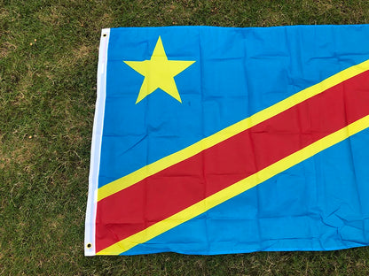 Democratic Republic of the Congo Flag