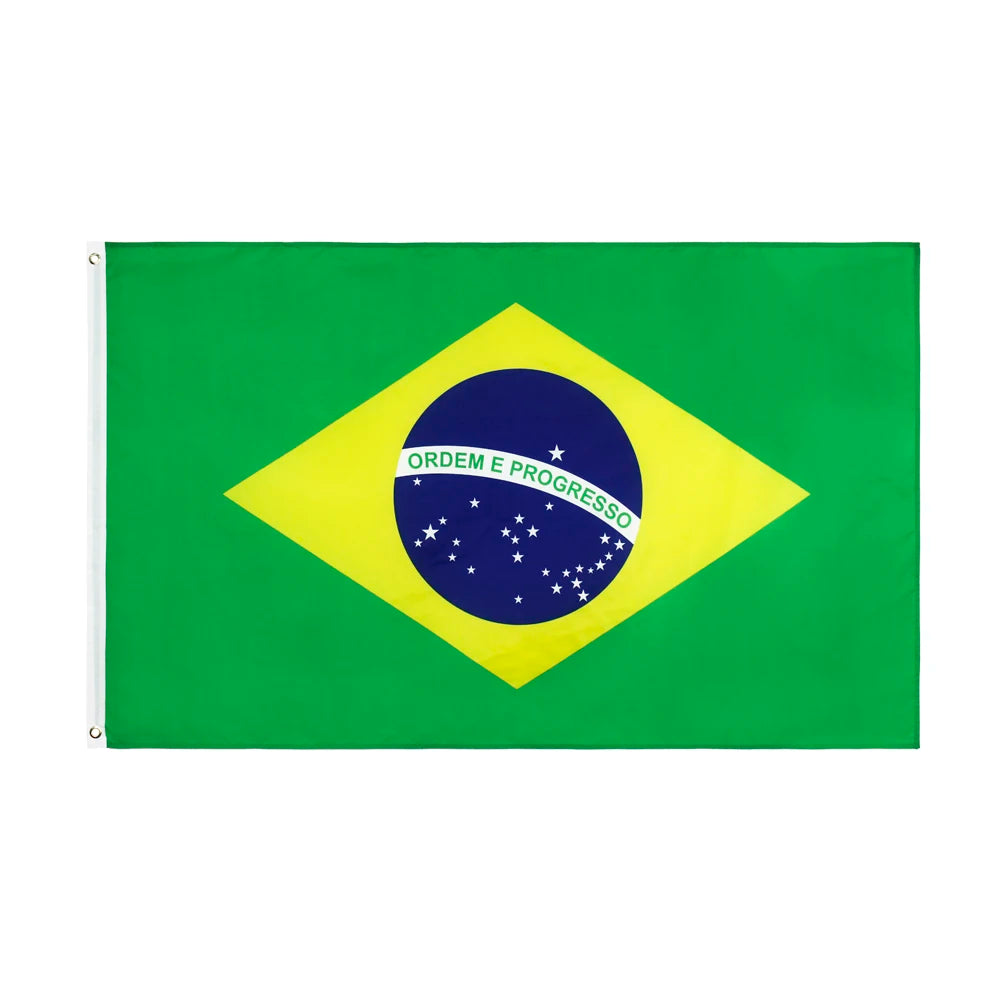 Brazil National Flag – High-Quality Polyester