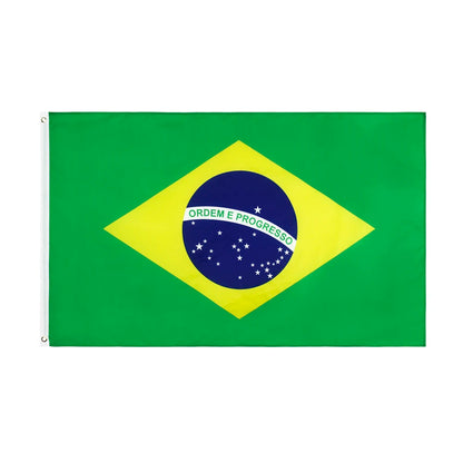 Brazil National Flag – High-Quality Polyester