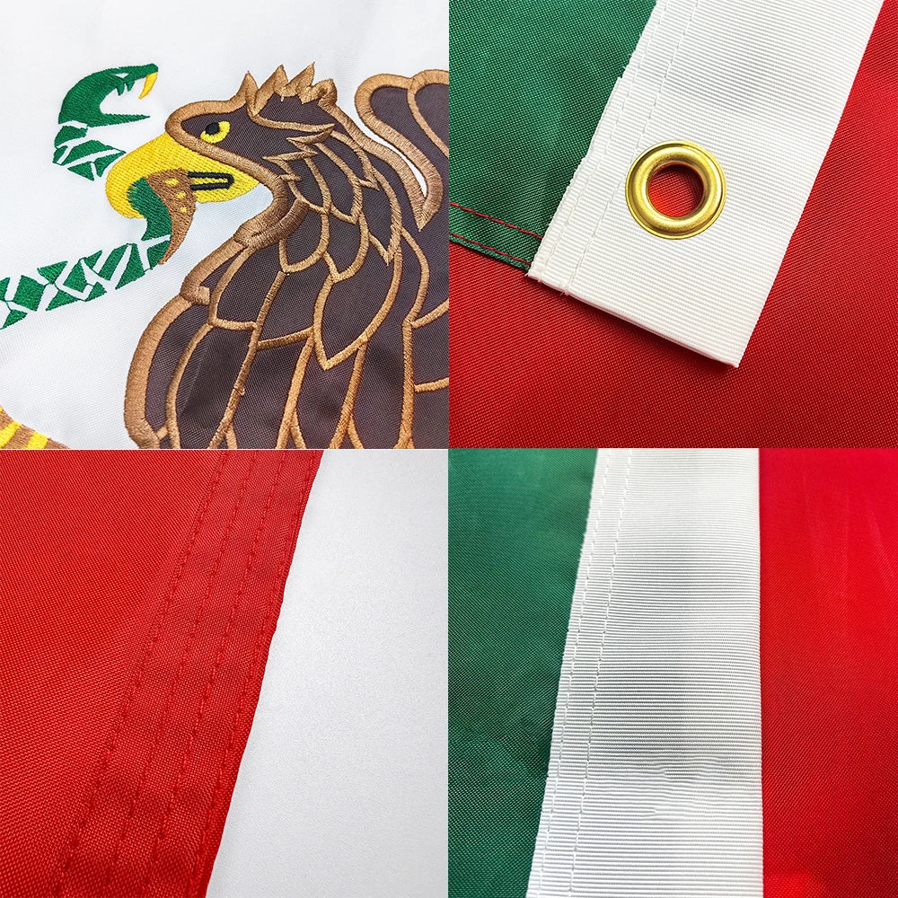 Mexico Flag - Embroidered