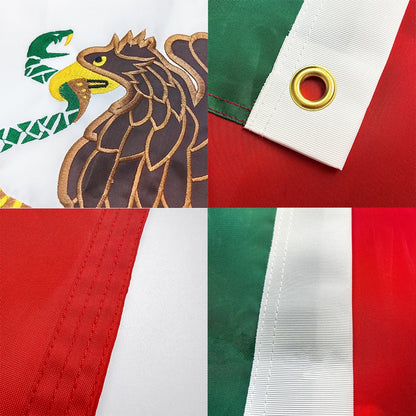 Mexico Flag - Embroidered