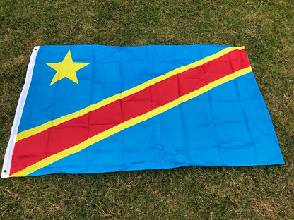 Democratic Republic of the Congo Flag