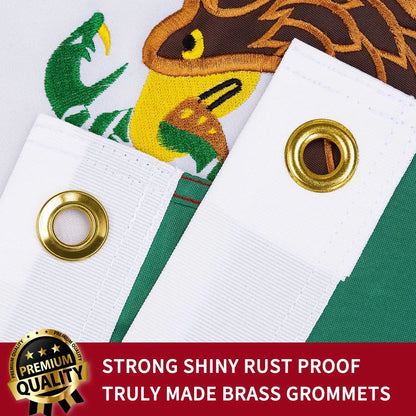 Embroidered Mexico Flag – Premium Nylon Outdoor Flag