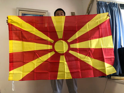 North Macedonia Flag