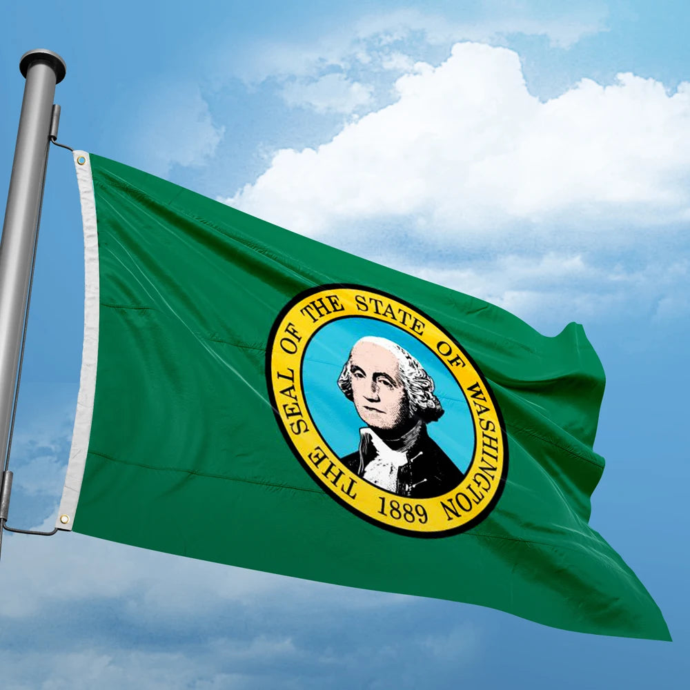 Washington State Flag – High-Quality Polyester