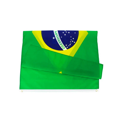 Brazil National Flag – Polyester Printed Banner – 3x5 ft