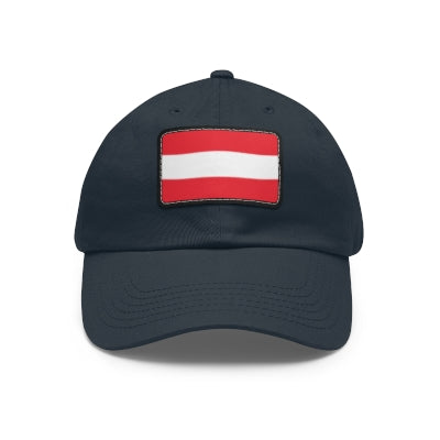 Austria Leather Patch Hat