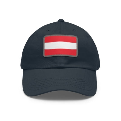 Austria Leather Patch Hat