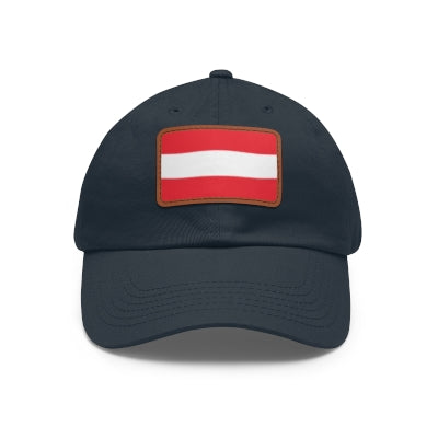 Austria Leather Patch Hat