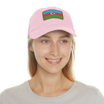 Azerbaijan Leather Patch Hat