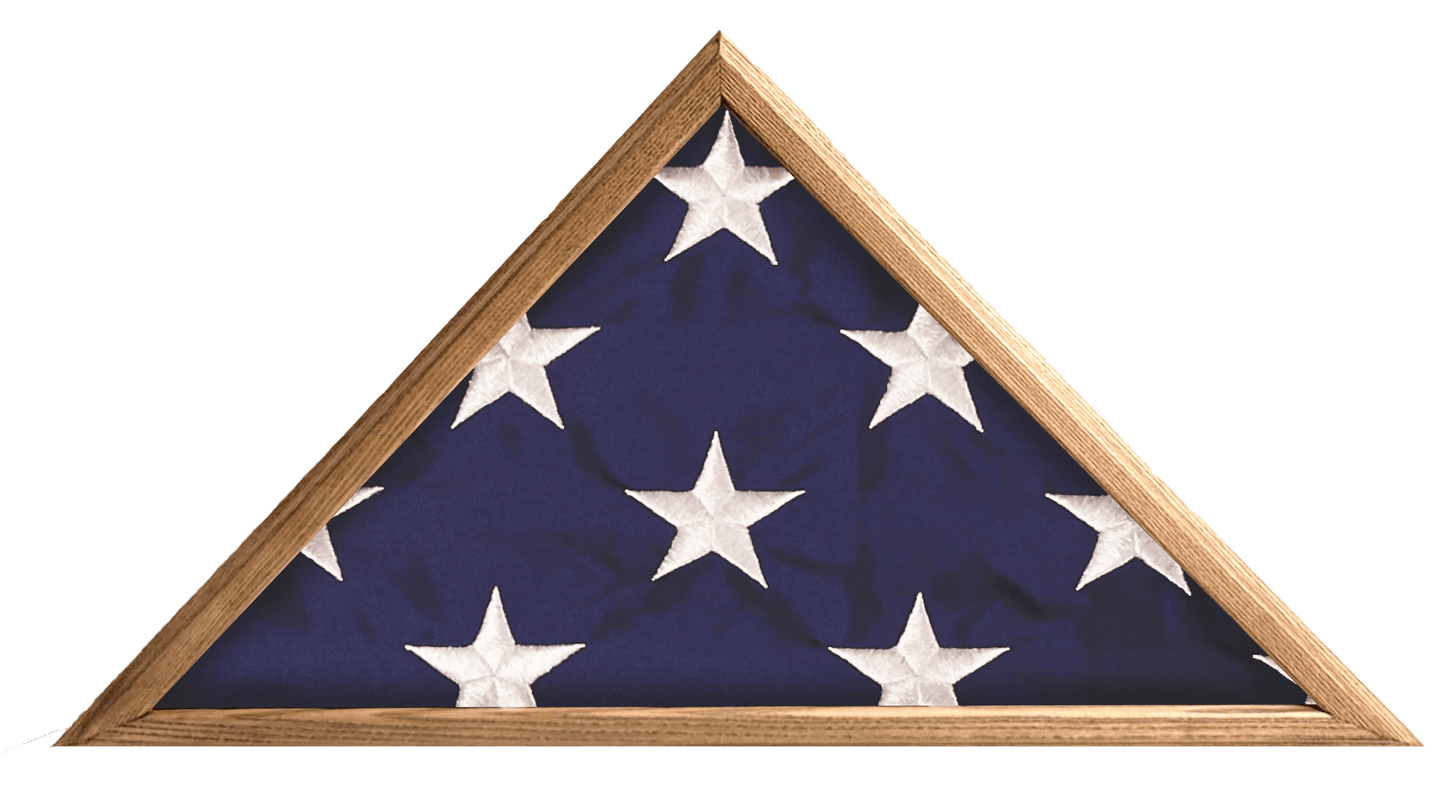 Best Seller Flag Display Case American Made, Large flag case
