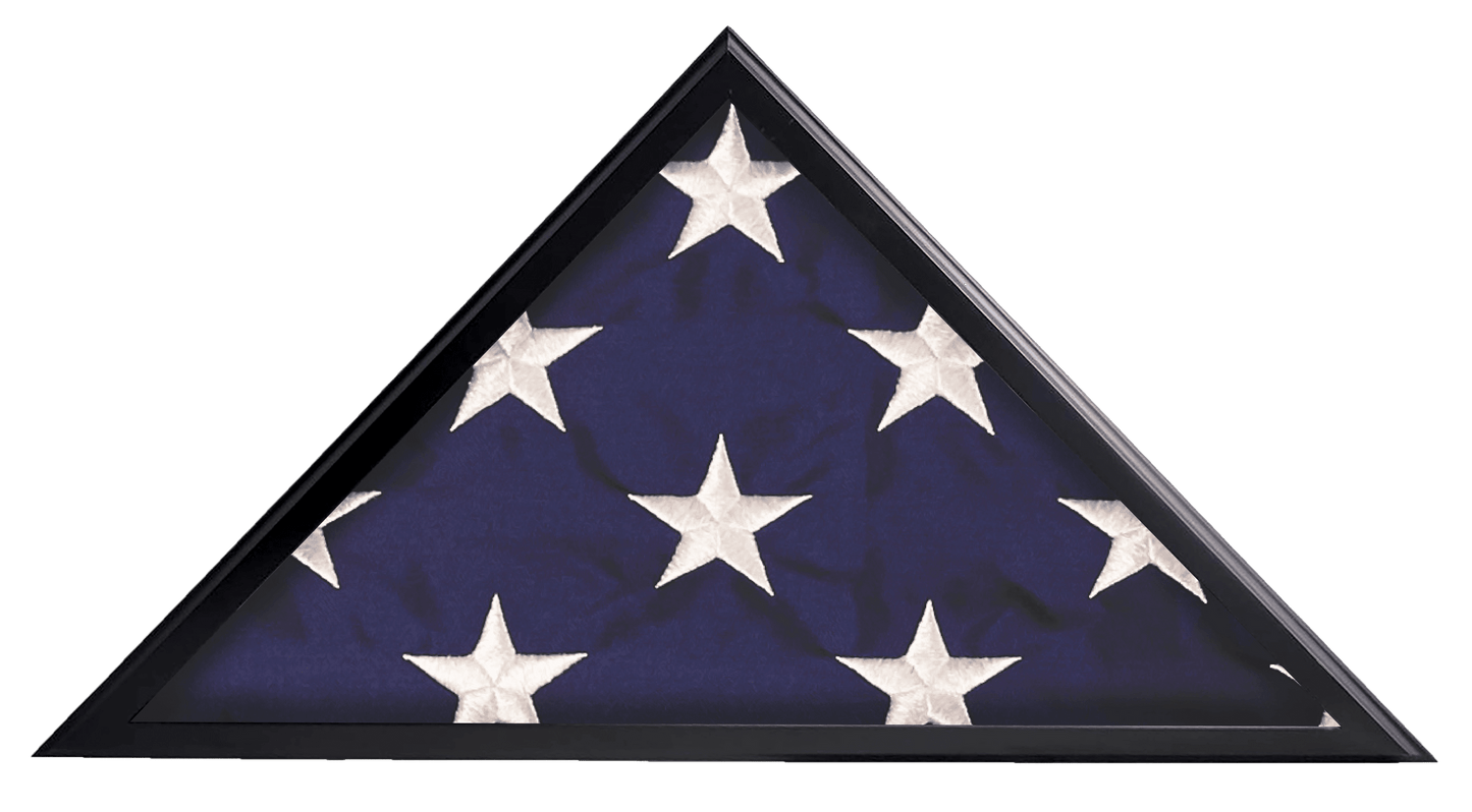 Best Seller Flag Display Case American Made, Large flag case