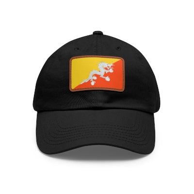 Bhutan Leather Patch Hat