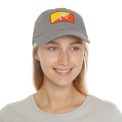 Bhutan Leather Patch Hat