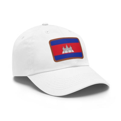 Cambodia Leather Patch Hat
