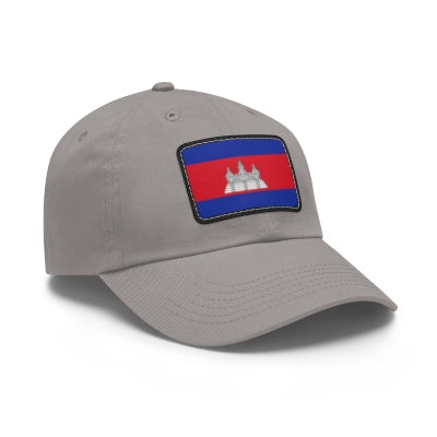 Cambodia Leather Patch Hat