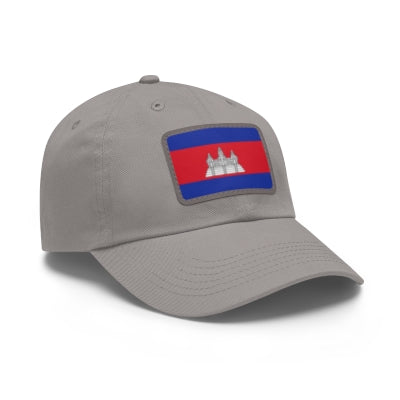 Cambodia Leather Patch Hat