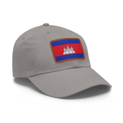 Cambodia Leather Patch Hat