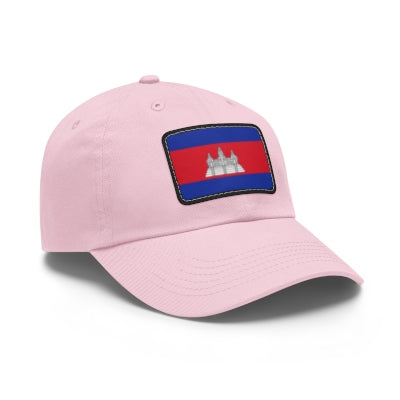 Cambodia Leather Patch Hat