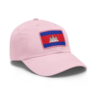 Cambodia Leather Patch Hat