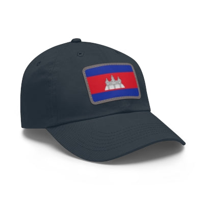 Cambodia Leather Patch Hat