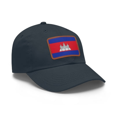 Cambodia Leather Patch Hat