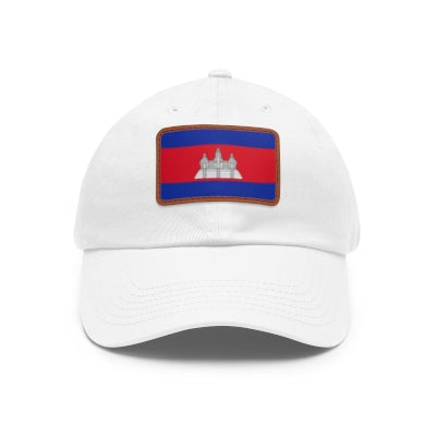 Cambodia Leather Patch Hat