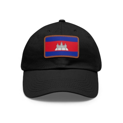 Cambodia Leather Patch Hat