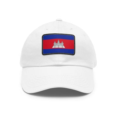 Cambodia Leather Patch Hat