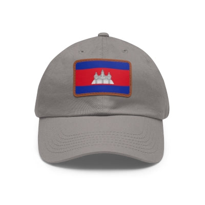 Cambodia Leather Patch Hat