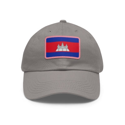 Cambodia Leather Patch Hat