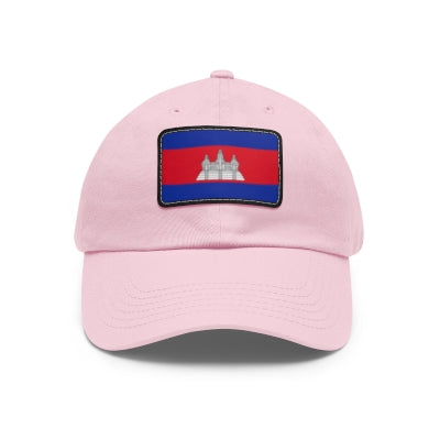 Cambodia Leather Patch Hat
