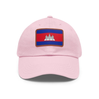 Cambodia Leather Patch Hat