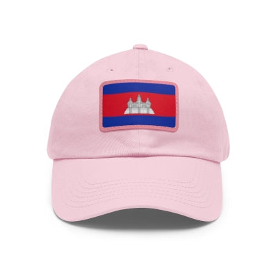 Cambodia Leather Patch Hat