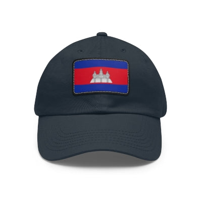 Cambodia Leather Patch Hat
