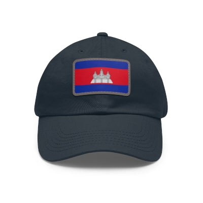 Cambodia Leather Patch Hat