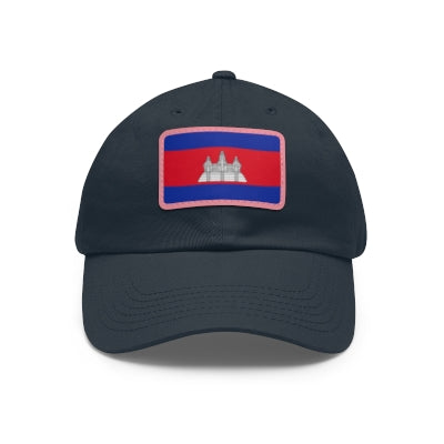Cambodia Leather Patch Hat