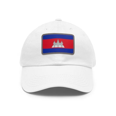 Cambodia Leather Patch Hat