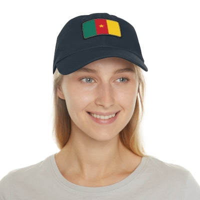 Cameroon Leather Patch Hat