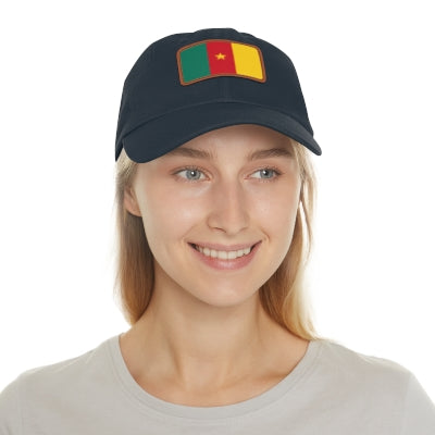 Cameroon Leather Patch Hat