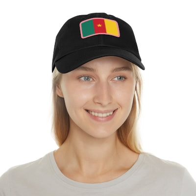 Cameroon Leather Patch Hat