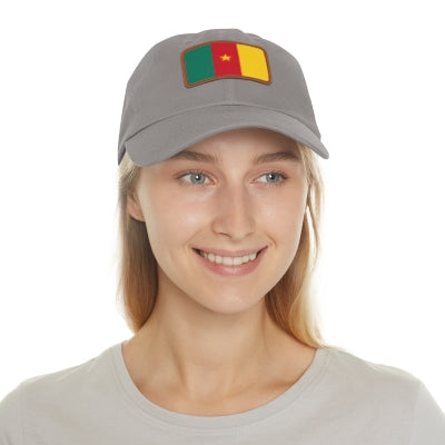 Cameroon Leather Patch Hat